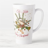 Tasse Latte Sip & Cherish: Your "Postcard" Christmas Mug;  (Droite)