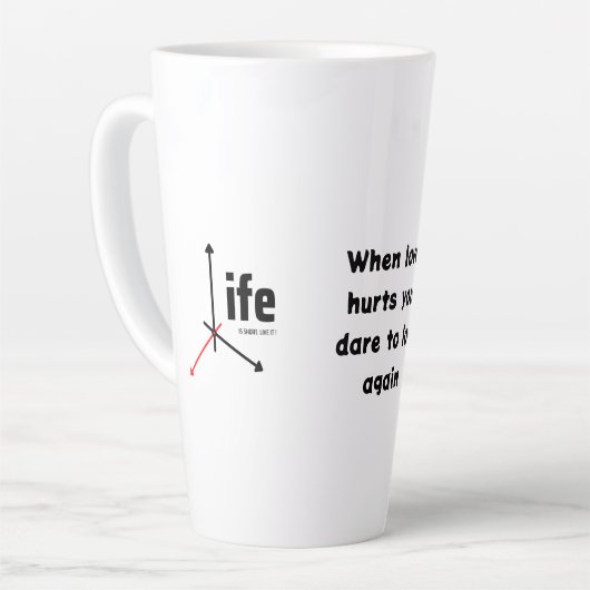 Tasse Latte Sip in Style : Découvrez notre collection unique d (Angle gauche)