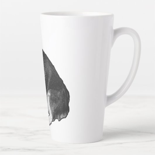 Tasse Latte Sips De Corgi À Point Lune (Droite)