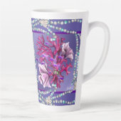 Tasse Latte Sirène de mer violette (Droite)