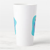 Tasse Latte Sirène et Ancre (Devant)