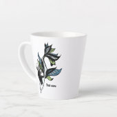 Tasse Latte Sirène gothique Belle Encre Nom du dessin (Angle gauche)