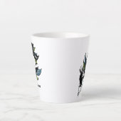 Tasse Latte Sirène gothique Belle Encre Nom du dessin (Devant)