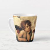Tasse Latte Sistine Madonna Angels par Raphael Sanzio (Angle gauche)