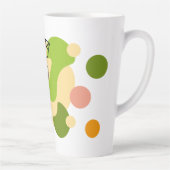 Tasse Latte Sites abstraits intéressants avec feuilles (Droite)