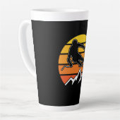 Tasse Latte Ski rétro (Angle gauche)