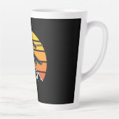 Tasse Latte Ski rétro (Droite)