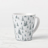 Tasse Latte Skieurs alpins et yétis cachés - Ski alpin (Angle droit)