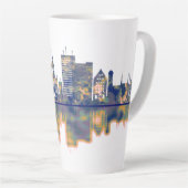 Tasse Latte Skyline de Gdansk (Angle droit)