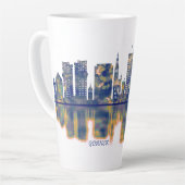 Tasse Latte Skyline de Gdansk (Angle gauche)