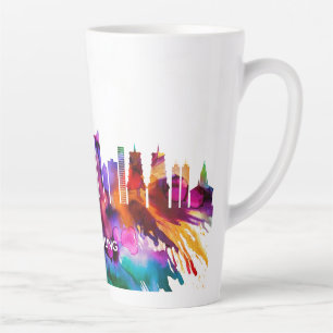 Tasse Latte Skyline de Kaohsiung City