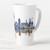 Tasse Latte Skyline Duisburg (Angle droit)