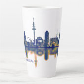 Tasse Latte Skyline Duisburg (Devant)