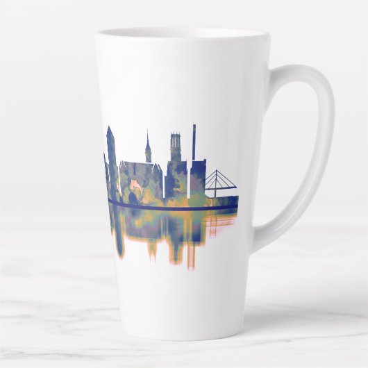 Tasse Latte Skyline Duisburg (Droite)