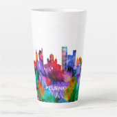 Tasse Latte Skyline Helsinki (Devant)