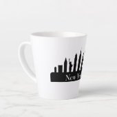 Tasse Latte Skyline New York (Angle gauche)
