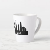 Tasse Latte Skyline New York (Angle droit)