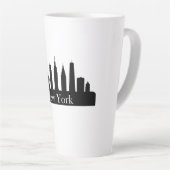 Tasse Latte Skyline New York (Angle droit)