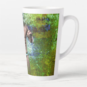 Tasse Latte SlipperyJoe's homme adulte très musclé torse nu 