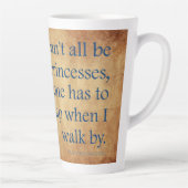 Tasse Latte SlipperyJoe's Princess clap marchant drôle les ann (Droite)