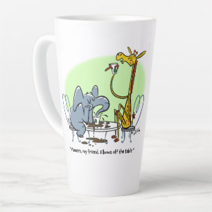 Tasse Latte SLOB DE CAFÉ par Jeff Willis Art
