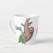 Tasse Latte Sloth personnalisable (Angle gauche)