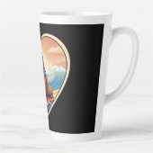 Tasse Latte Sloth Surfing (Droite)