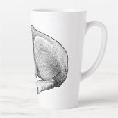 Tasse Latte Slow Heat, Closed Eyes (Droite)