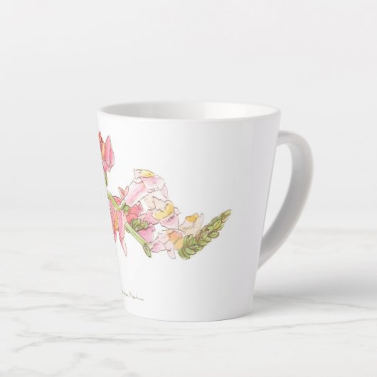 Tasse Latte Snapdragon (Angle droit)