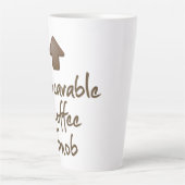 Tasse Latte Snob café insupportable (Devant)