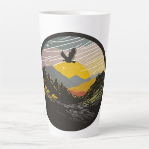 Tasse Latte Snowdonia