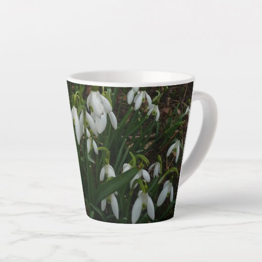 Tasse Latte Snowdrops I (Angle droit)