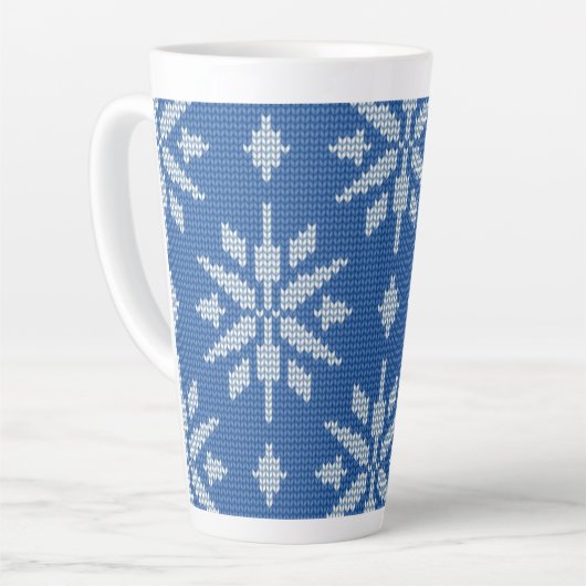 Tasse Latte Snowfall Knit (Angle gauche)