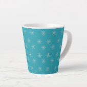 Tasse Latte Snowflake (Angle droit)