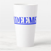 Tasse Latte social spirituel 0ptimiste mignon design (Devant)