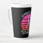Tasse Latte Soeur Gymnaste (Angle gauche)