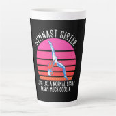 Tasse Latte Soeur Gymnaste (Devant)