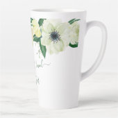 Tasse Latte Soeur la plus aimée Roses sauvages & Élégant Scrip (Droite)