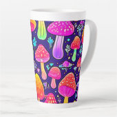 Tasse Latte Soft Neon : Patch pour champignon de dessin (Angle droit)