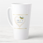 Tasse Latte Soins élégantsBien et prospérité (Angle gauche)