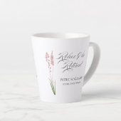 Tasse Latte Soirée de retraite Fleur sauvage Pastel pour les f (Angle droit)