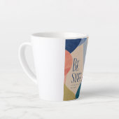 Tasse Latte SOIS TRANQUILLE | Psaume 46:10 Chrétien (Angle gauche)