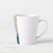Tasse Latte SOIS TRANQUILLE | Psaume 46:10 Chrétien (Droite)