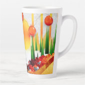 TASSE LATTE SOLEIL DE FÊTE DANS LES PINS :) (Droite)