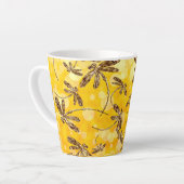 Tasse Latte Soleil de libellule (Angle gauche)