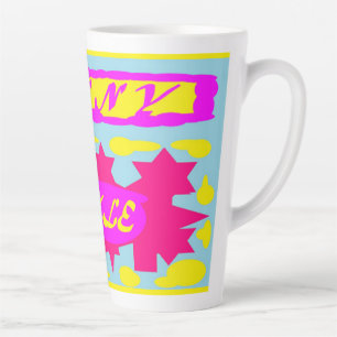 Tasse Latte Soleil soleil brillant Couleurs lumineuses