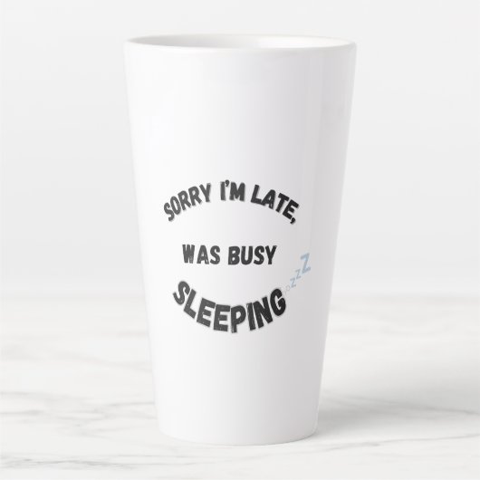 TASSE LATTE SOMMEIL = PRIORITÉ (Devant)