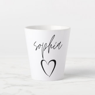 Tasse Latte Sophia nom personnalisé tasse-cadeaux d'anniversai