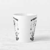 Tasse Latte Sorcière féministe, Hex Le Patriarcat (Devant)