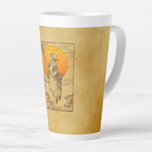 Tasse Latte Sorcière Halloween Vintage